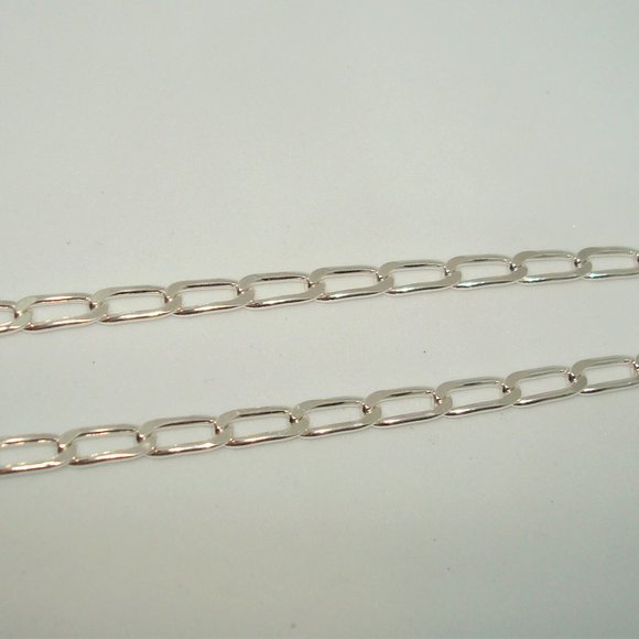 Sterling Silver Long Link Chain - Picture 5 of 5